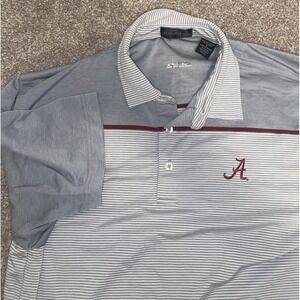 Alabama Crimson‎ Tide NCAA Mens Polo Size Large Advanced Moisture System STRETCH